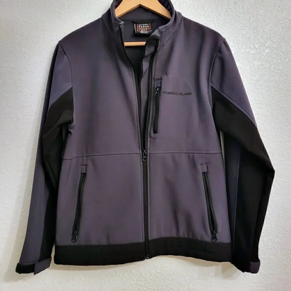 Alcatraz Softshell Unisex Jacket: Full zip Fleece-lined, National Park Outdoor - Picture 5 of 5